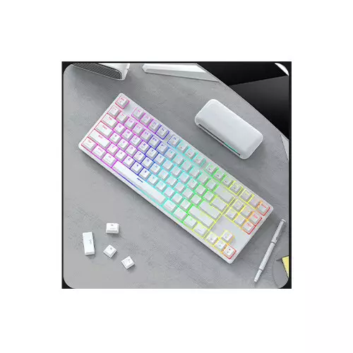 Monka A87 Pro TKL Tri-Mode RGB Mechanical Keyboard (Red Switch)-gallery-1