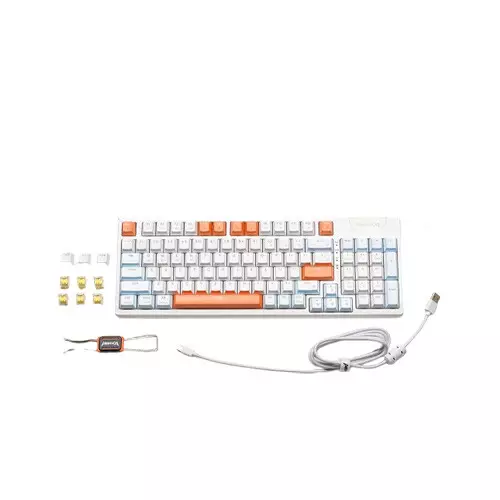 MONKA AE98 Tri-Mode RGB Mechanical Keyboard (Yellow Switch)-gallery-1