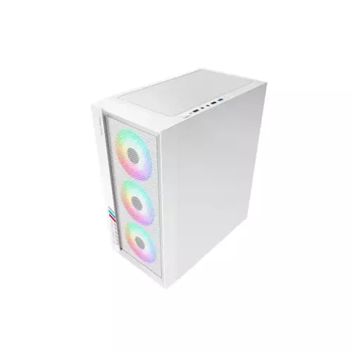 POWER TRAIN PT-701W ATX MID TOWER GAMING CASE WITH 4 RGB FAN-gallery-2