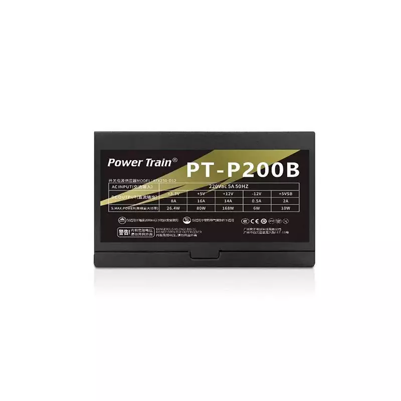 POWER TRAIN PT-P200B POWER SUPPLY WITH POWER CABLE-1