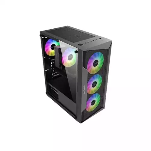 POWER TRAIN PT-A801B GAMING PC CASE (BLACK)
