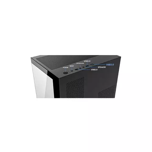 Power Train G777 Mid Tower ATX Gaming Desktop Case (Black)-4