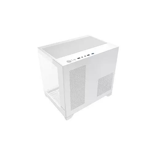 Power Train G777 Mid Tower ATX Gaming Desktop Case (White)-3