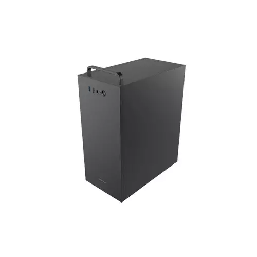 Power Train PT-M477 Mid-Tower ATX Desktop Case with 200W Power Supply (Black)-1