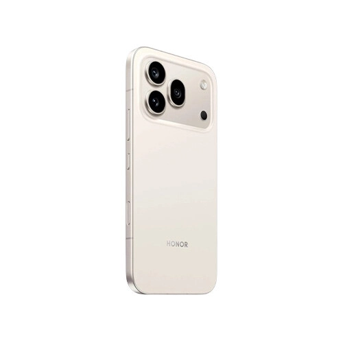 HONOR 600 Pro 12GB RAM 256GB ROM Snapdragon 8 Elite 6.57 inches AMOLED Smartphone (Golden White) - 1