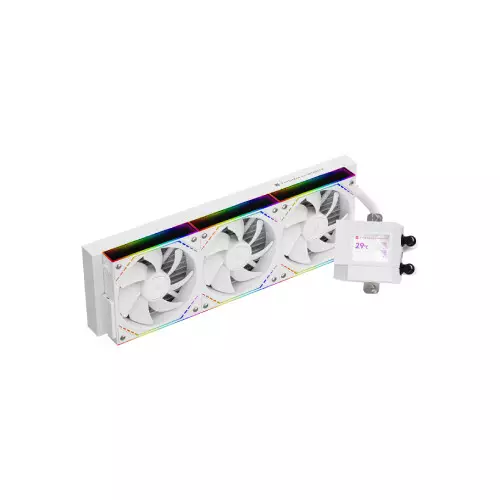 Thermalright Core Matrix 360 Vision ARGB CPU Cooler with Display (White)