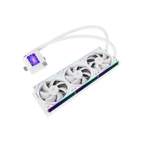 Thermalright Core Matrix 360 Vision ARGB CPU Cooler with Display (White)-gallery-1