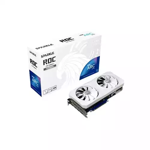 SPARKLE Intel Arc A770 ROC LUNA OC 16GB Edition Graphics Card White