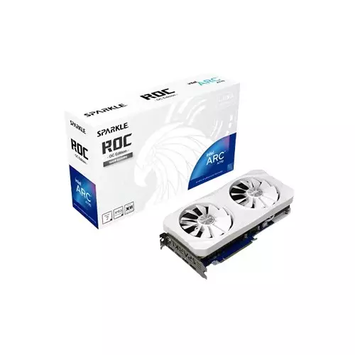 SPARKLE Intel Arc A770 ROC LUNA OC 16GB Edition Graphics Card White