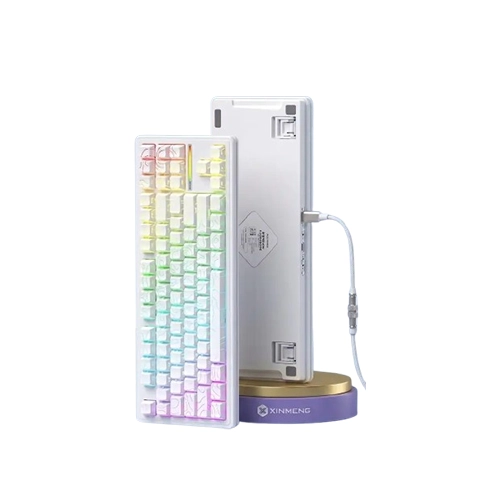 Xinmeng M87 Lite White Contour RGB Mechanical Keyboard