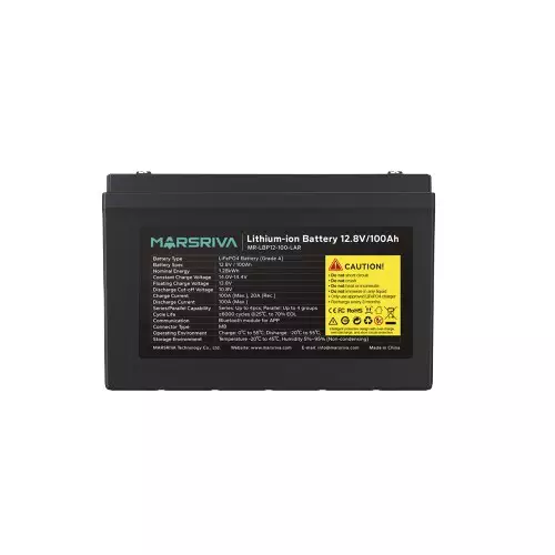 Marsriva MR-LBP12-100-LAR 12.8V /100Ah Bluetooth module for APP Energy Battery-gallery-3
