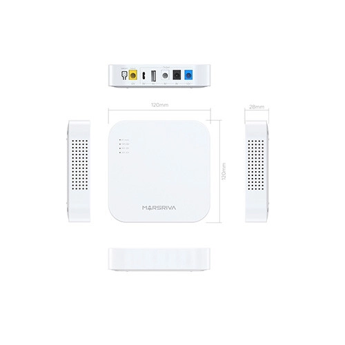 MARSRIVA KP4 Smart Mini DC UPS for Router - 1