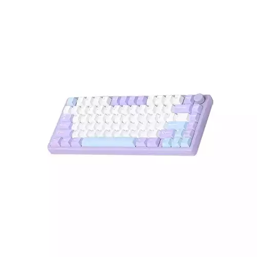 MONKA A75 Aluminum Tri-Mode Wireless Mechanical Keyboard (Purple)