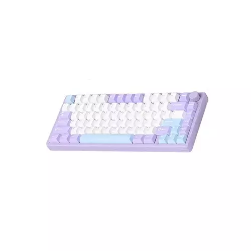 MONKA A75 Aluminum Tri-Mode Wireless Mechanical Keyboard (Purple)