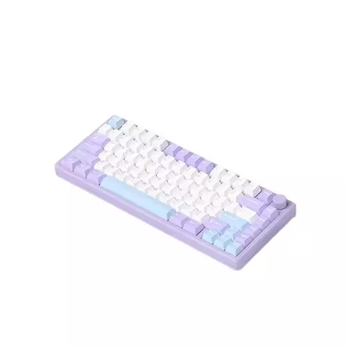 MONKA A75 Aluminum Tri-Mode Wireless Mechanical Keyboard (Purple)-gallery-1