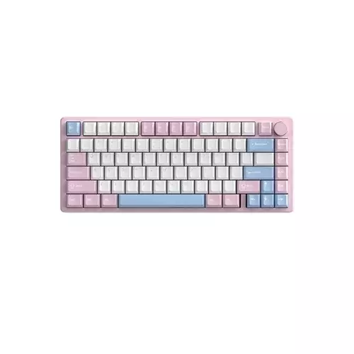 MONKA A75 Aluminum Tri-Mode Wireless Mechanical Keyboard (Pink)
