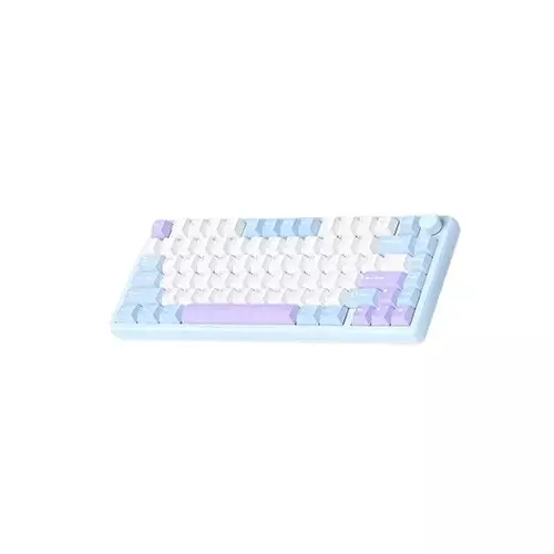 MONKA A75 Aluminum Tri-Mode Wireless Mechanical Keyboard (Misty Blue)