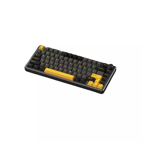 MONKA A75 Aluminum Tri-Mode Wireless Mechanical Keyboard (Flare Orange) - 1