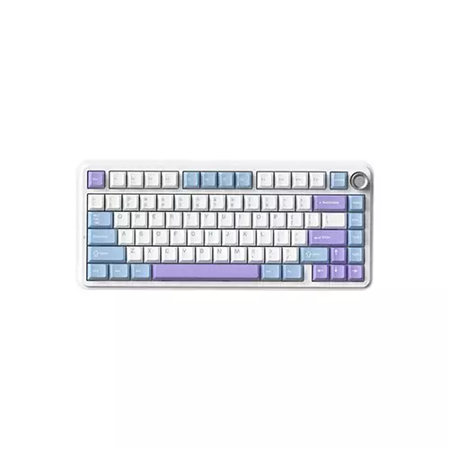 MONKA K75 Tri Mode Gasket Mechanical Keyboard (Wave Purple)