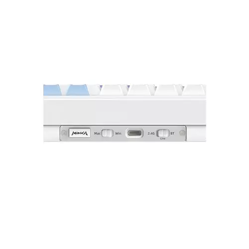 MONKA K75 Tri Mode Gasket Mechanical Keyboard (Wave Purple)-3