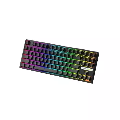 Monka 3087 Pro V2 Tri-Mode Gasket Mount Hotswappable Mechanical Keyboard (Starshine Orange) - 1