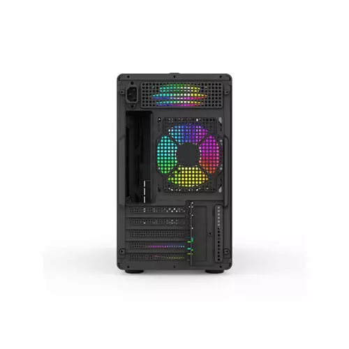 T-Wolf XPLENDER X5 BH ARGB M-ATX Portable Casing (Black)-gallery-4