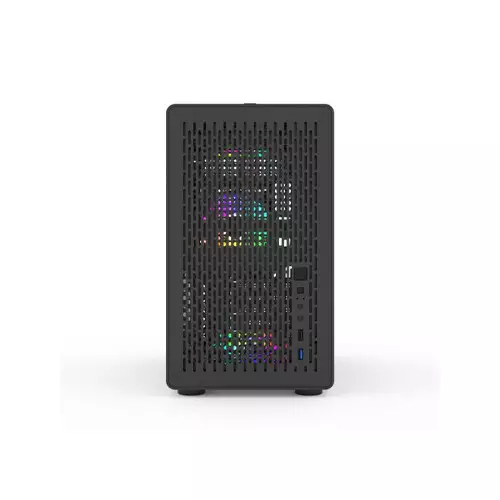 T-Wolf XPLENDER X5 BH ARGB M-ATX Portable Casing (Black)-gallery-1