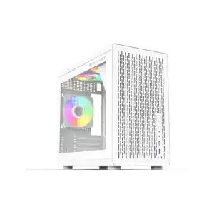 T-Wolf XPLENDER X5 BH ARGB MINI-ITX Portable Casing (White)