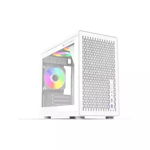 T-Wolf XPLENDER X5 BH ARGB M-ATX Portable Casing (White)