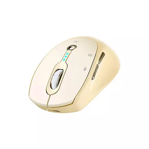 T-Wolf M7 Dual Mode Silent Smart AI Wireless Mouse (Yellow)-gallery-2