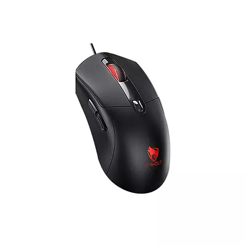 T-wolf G550 RGB 7200 DPI Gaming Mouse With Gengar Kuromi Sticker (Black)