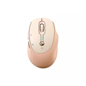 T-Wolf M7 Dual Mode Silent Smart AI Wireless Mouse (Milk Brown)