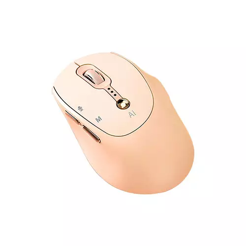 T-Wolf M7 Dual Mode Silent Smart AI Wireless Mouse (Milk Brown)-gallery-1