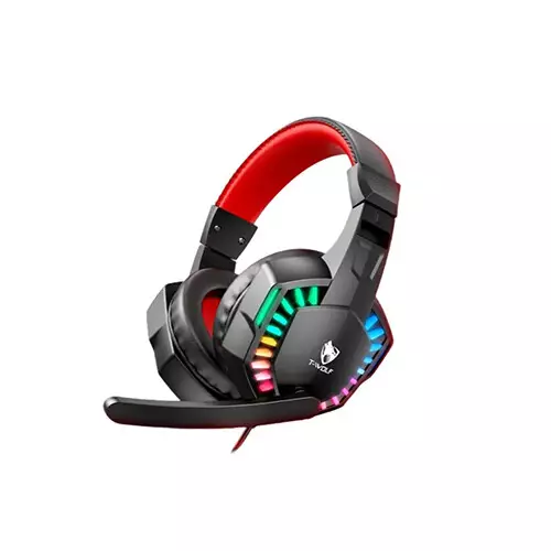 T-WOLF H120 RGB Wired Gaming Headphones - 1