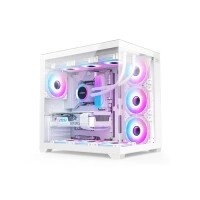 T-Wolf City Ranger X7 ARGB Mid-Tower ATX Gaming Casing (White)