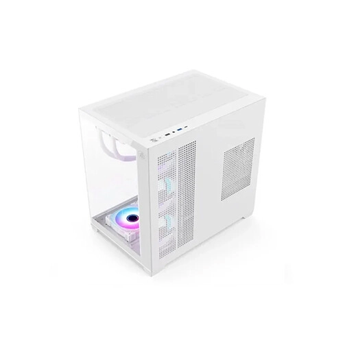 T-Wolf City Ranger X7 ARGB Mid-Tower ATX Gaming Casing (White) - 2