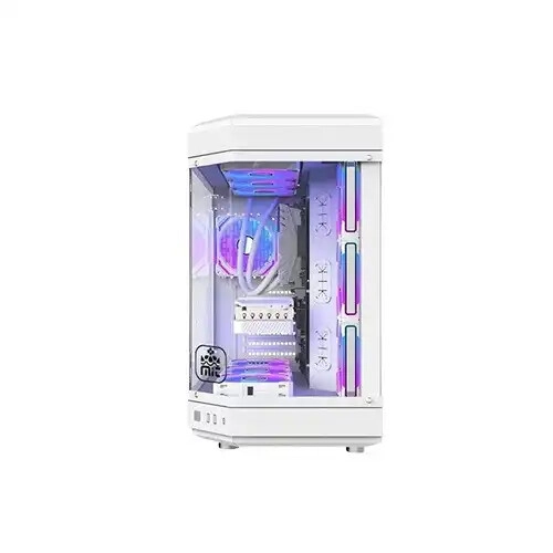 T-Wolf Infinity X10 ARGB ATX Mid Tower Gaming Casing - 1
