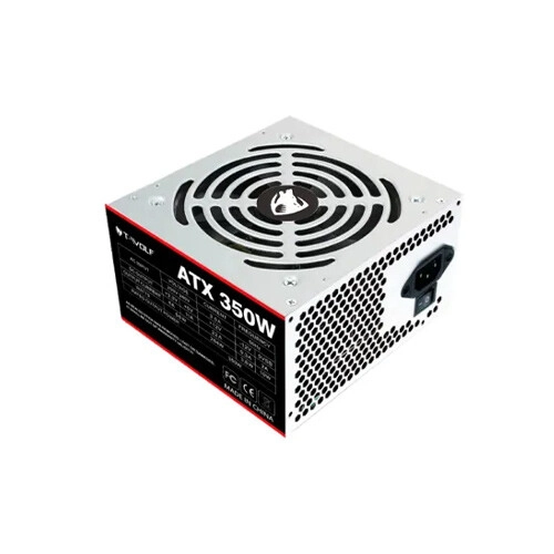 T-Wolf ATX 350W 230V Power Supply With Cable (Grey) - 1