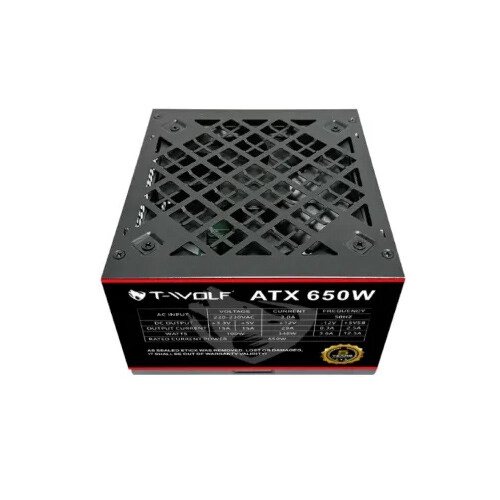 T-Wolf PHANTOM P650 ATX 650W Power Supply - 3