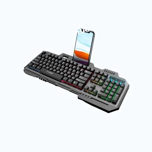 T-WOLF T16 Backlit 104 Key Wired Gaming Keyboard - 1