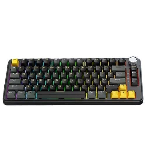 T-wolf T40 Tri Mode Black Grey Gaming Mechanical Keyboard