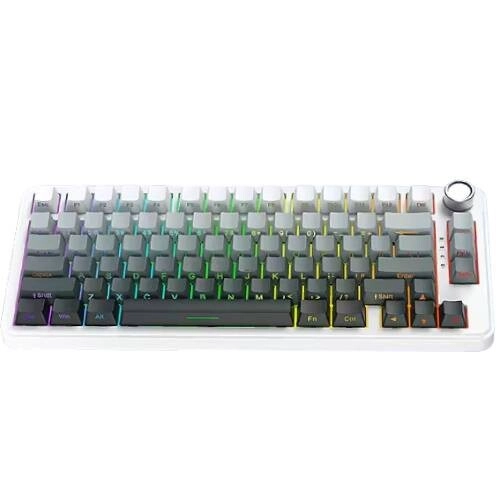 T-wolf T40 Tri Mode Grey Gaming Mechanical Keyboard