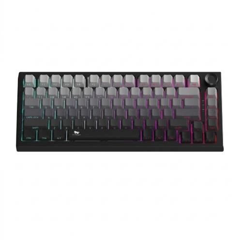 T-wolf K81 75% Gasket-Mounted Tri-Mode Black Mechanical Keyboard