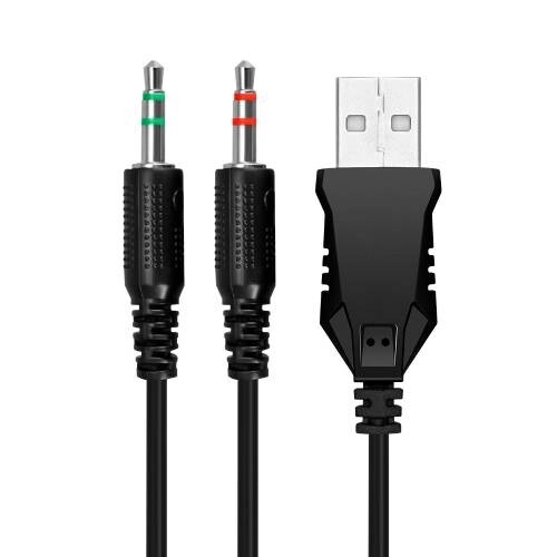 T-WOLF H130 Dual 3.5mm And USB Gaming Headset - 2
