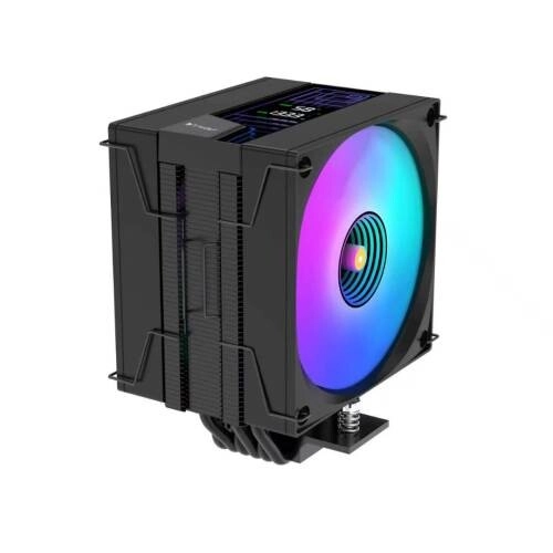 T-Wolf TW AC100 CPU Air Cooler With Display - Black