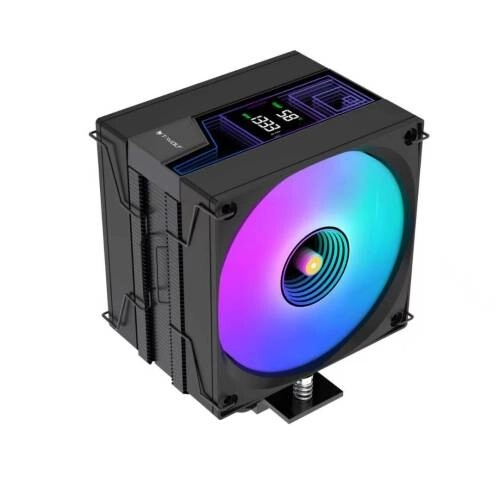 T-Wolf TW AC100 CPU Air Cooler With Display - Black - 1