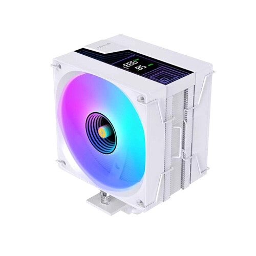 T-Wolf TW AC100 CPU Air Cooler with Display (White) - 2