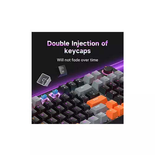 Zifriend AG98 Hot-Swappable Gaming Mechanical Keyboard (Blue Switch)-1