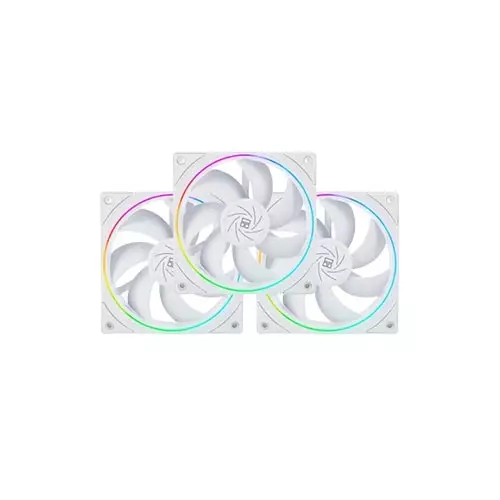 THERMALRIGHT TL-S12W X3 120MM ARGB PC WHITE COOLING CASE FAN (3 FANS PACK)