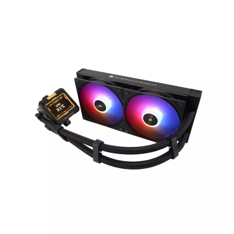 Thermalright Frozen Warframe 240 ARGB CPU Liquid Cooler Black - 1